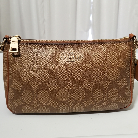 Coach Handbags - Coach SIG Top Handle Pouch
